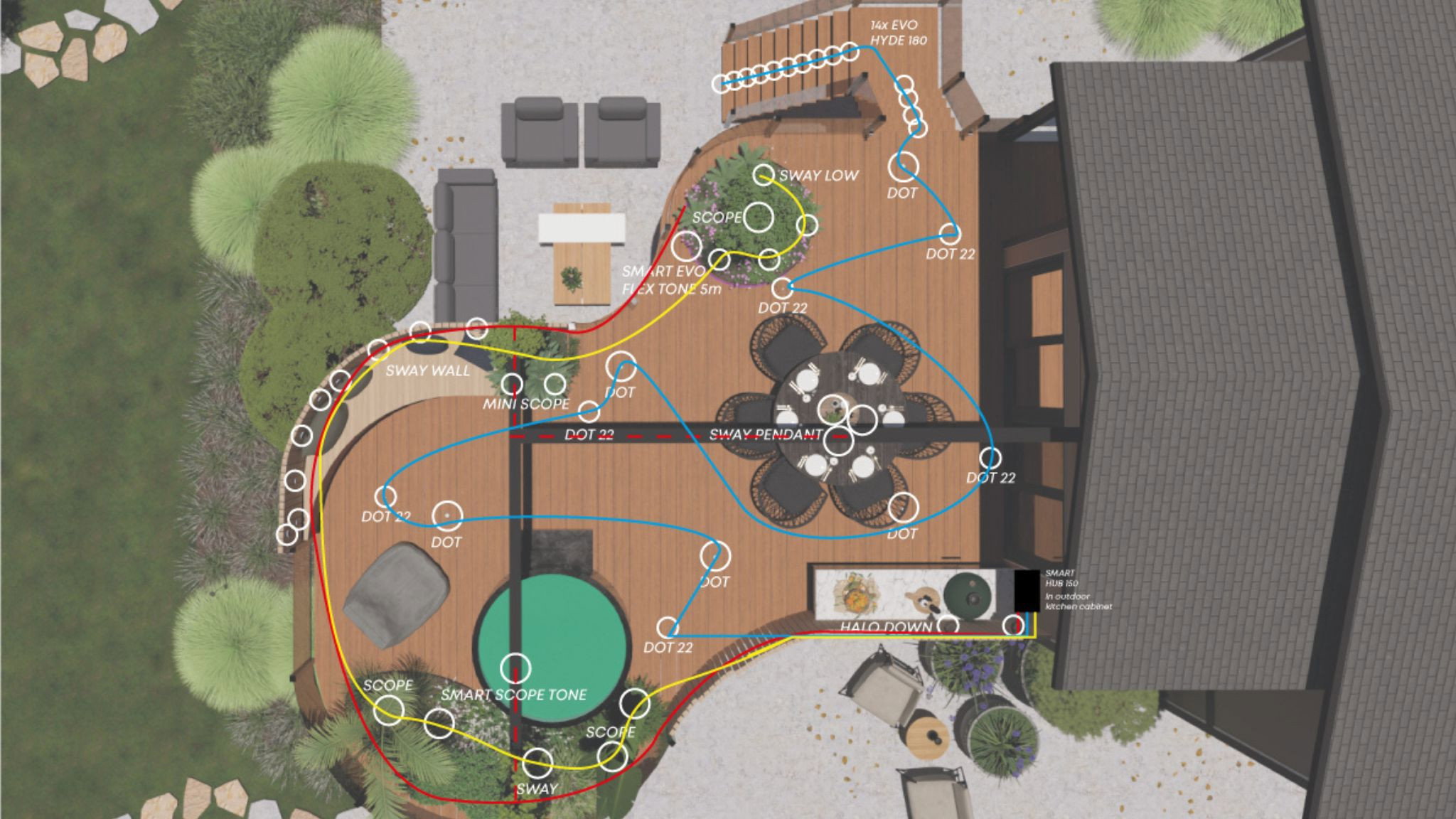 Exterior Lighting Plan Drawing Landscape Lighting. Light Bureau