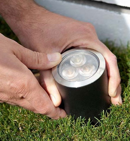 buitenlamp met prikspot SPIKE van in-lite